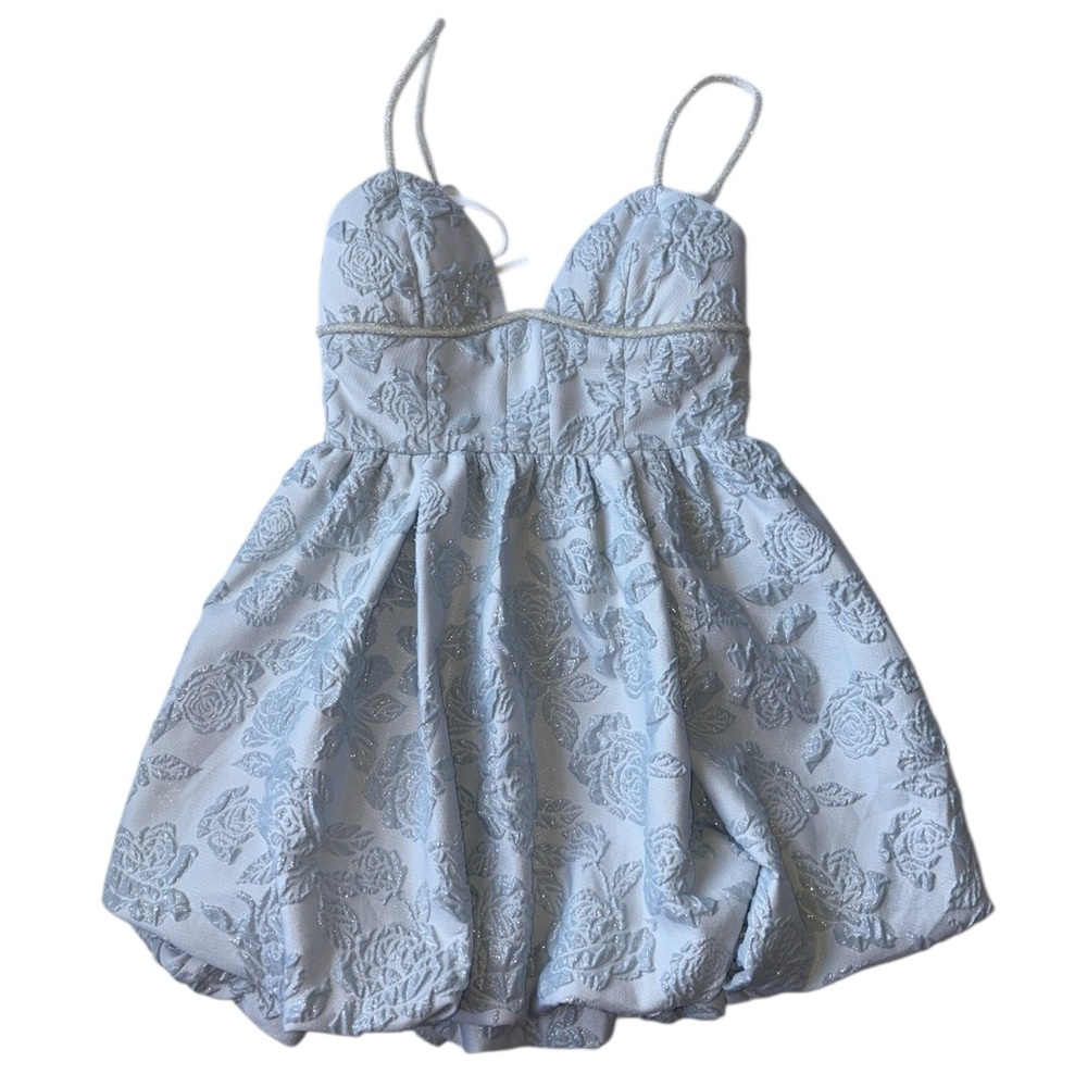 For Love and Lemons Lydia Blue Dress Womens S